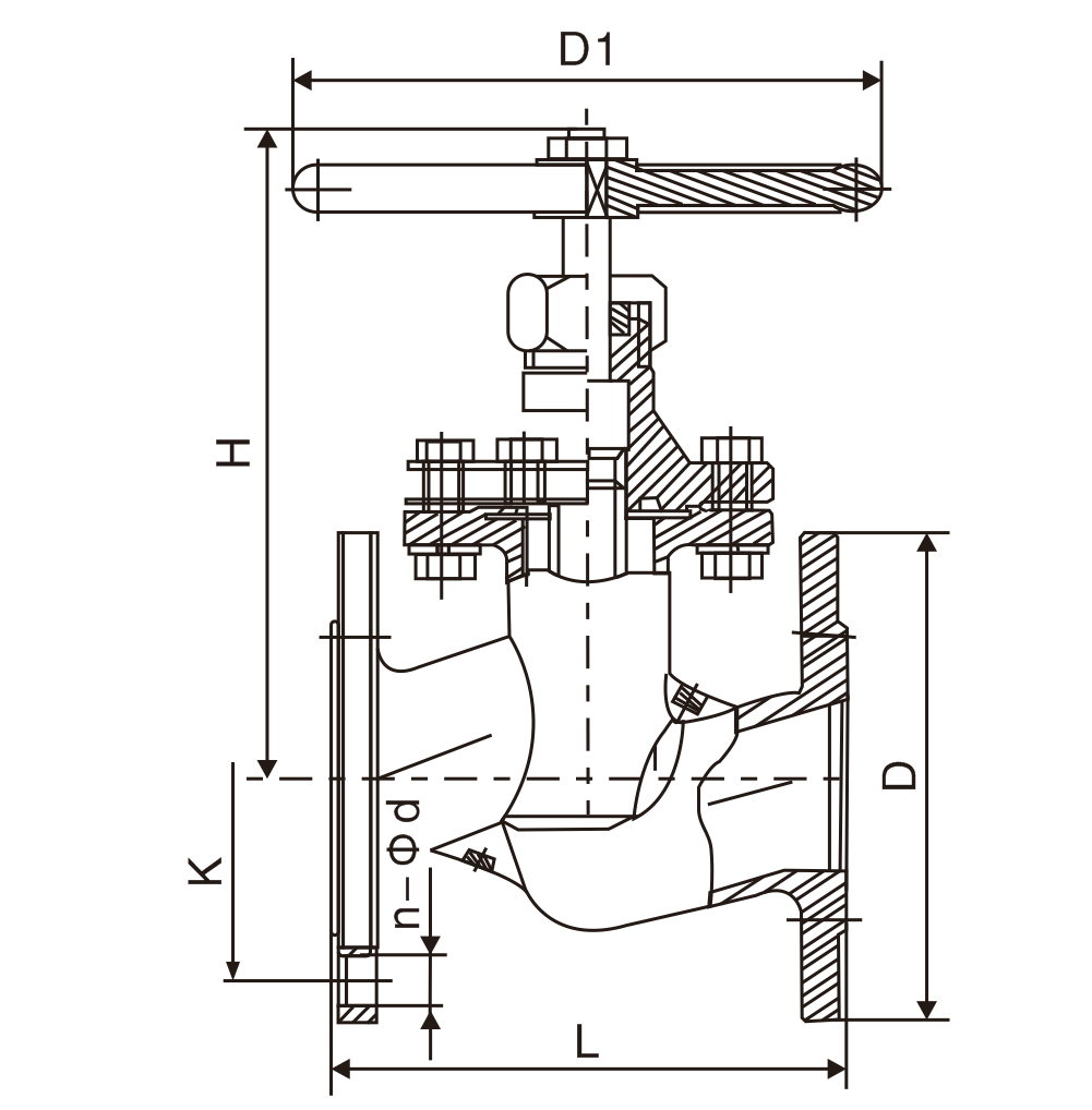 黃銅(tong)法蘭截止(zhǐ)閥(圖1)
