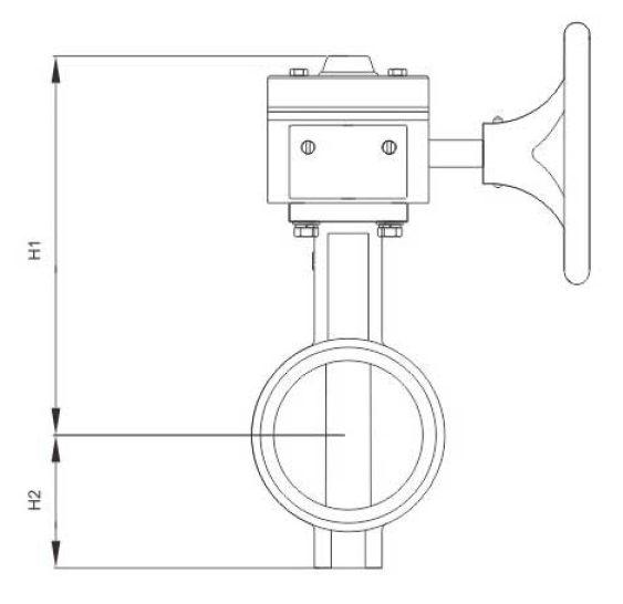 蝸(wo)輪信号溝槽(cao)蝶閥(圖1) 蝸輪(lún)信号溝槽蝶(dié)閥(圖1)